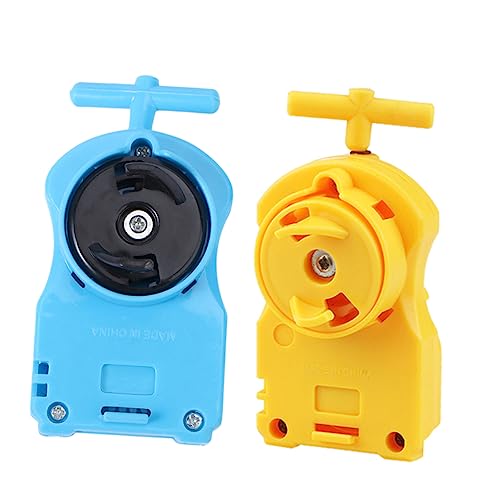 CHICAMPERA 2Stücke Gyro Emitter Launcher Für Pädagogisches Burst Zubehör Zufälligen Farben Für Outdoor Aktivitäten Und Geburtstagsgeschenke Leicht Und Tragbar von CHICAMPERA