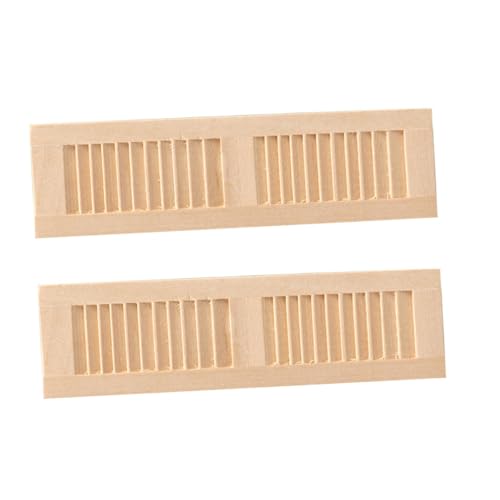 CHICAMPERA 2Stücke Hölzerne Mini Puppenmöbel Für Puppenhäuser Verschleiß Resistente Fensterläden Und Zubehör Für Kreative Spielwelten CHICAMPERA 2Stücke Hölzerne Mini Puppenmöbel Für Puppenhäuser Verschleiß Resistente Fensterläden Und Zubehör Für Kreative Spielwelten von CHICAMPERA
