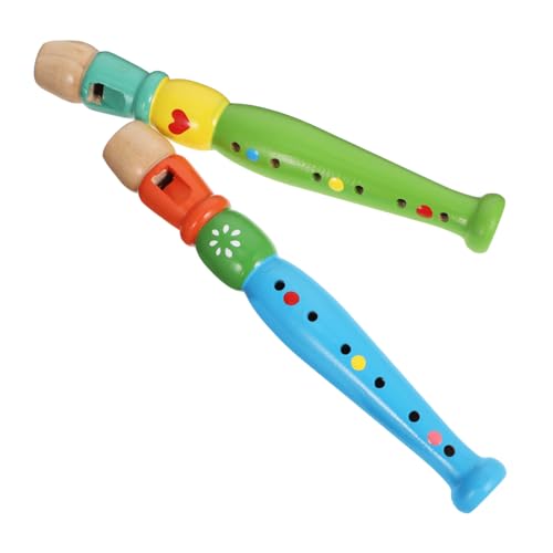 CHICAMPERA 2Stücke Holz Flöten für Musikinstrumente aus Langlebigem Holz Lernspielzeug für Kreative Musikstunden und zu Festen und Geburtstagsfeiern CHICAMPERA 2Stücke Holz Flöten für Musikinstrumente aus Langlebigem Holz Lernspielzeug für Kreative Musikstunden und zu Festen und Geburtstagsfeiern von CHICAMPERA