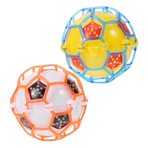CHICAMPERA 2Stücke Leuchtende Musik Fußball Spielzeuge für Interaktiver Sprungball Musik für Drinnen und Draußen Fördert und Bewegung ohne Batterie CHICAMPERA 2Stücke Leuchtende Musik Fußball Spielzeuge für Interaktiver Sprungball Musik für Drinnen und Draußen Fördert und Bewegung ohne Batterie von CHICAMPERA