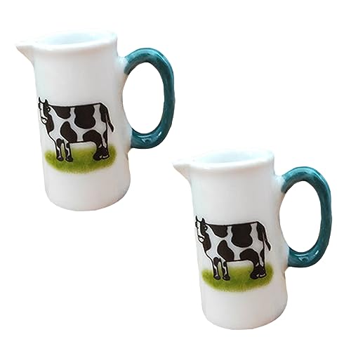 CHICAMPERA 2Stücke Miniatur Keramik Becher Mini Milchbecher Für Puppenhaus Und Zubehör Für Rollenspiele Und Kreative Spielwelten CHICAMPERA 2Stücke Miniatur Keramik Becher Mini Milchbecher Für Puppenhaus Und Zubehör Für Rollenspiele Und Kreative Spielwelten von CHICAMPERA
