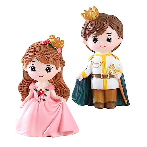 CHICAMPERA 2Stücke Prinzessinnen und Prinz Kuchen Topper Cartoon Kuchendekoration für Geburtstagsfeiern Stabile Figuren aus Harz für Kreative Partydekorationen Fröhliche CHICAMPERA 2Stücke Prinzessinnen und Prinz Kuchen Topper Cartoon Kuchendekoration für Geburtstagsfeiern Stabile Figuren aus Harz für Kreative Partydekorationen Fröhliche von CHICAMPERA