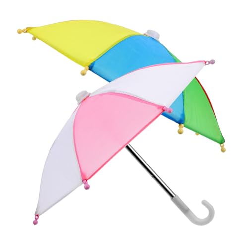 CHICAMPERA 2Stücke Regenschirm Puppenaccessoires für Mikrolandschaften Kinderspielzeug und Dekoration Einstellbare Mini Regenschirme CHICAMPERA 2Stücke Regenschirm Puppenaccessoires für Mikrolandschaften Kinderspielzeug und Dekoration Einstellbare Mini Regenschirme von CHICAMPERA