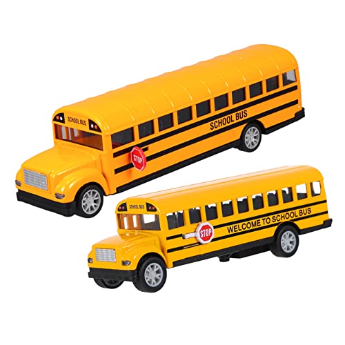 CHICAMPERA 2Stücke Schulbusspielzeug für Rückziehfahrzeug mit Realistischen Türen und Stoppschild Spielzeugbus für Kleinkinder Jahre für Jungen und Mädchen CHICAMPERA 2Stücke Schulbusspielzeug für Rückziehfahrzeug mit Realistischen Türen und Stoppschild Spielzeugbus für Kleinkinder Jahre für Jungen und Mädchen von CHICAMPERA