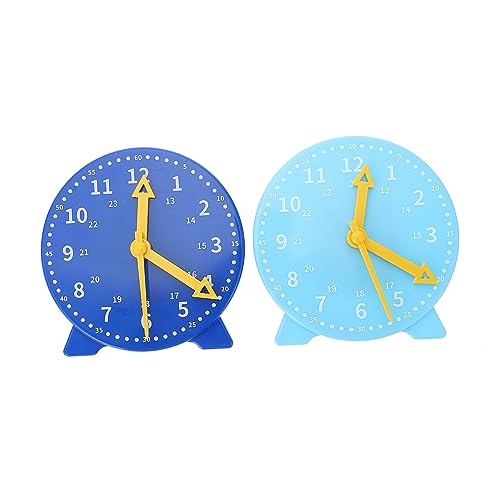CHICAMPERA Uhrmodell für Kinder 12cm Pädagogisches Spielzeug zur Uhrzeit Lernen Abnehmbar Lehrmittel für Schulunterricht von CHICAMPERA