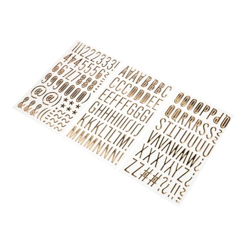 CHICAMPERA 3 Blätter Buchstabenaufkleber Aufkleber Bastelaufkleber Buchstabenaufkleber Klein Alphabet-Aufkleber Für Scrapbooking Gold Alphabet Aufkleber 3D-Scrapbooking-Aufkleber PVC Golden CHICAMPERA 3 Blätter Buchstabenaufkleber Aufkleber Bastelaufkleber Buchstabenaufkleber Klein Alphabet-Aufkleber Für Scrapbooking Gold Alphabet Aufkleber 3D-Scrapbooking-Aufkleber PVC Golden von CHICAMPERA
