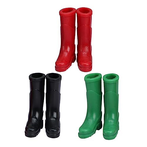 CHICAMPERA 3 Paare Puppenhaus Regenstiefelmodell Puppenhaus-Regenstiefel 1:12 Puppenhaus-Miniatur klein Ministiefel zum Basteln Mini-Boot- Mini-Hausschuhe-Dekore Plastik CHICAMPERA 3 Paare Puppenhaus Regenstiefelmodell Puppenhaus-Regenstiefel 1:12 Puppenhaus-Miniatur klein Ministiefel zum Basteln Mini-Boot- Mini-Hausschuhe-Dekore Plastik von CHICAMPERA