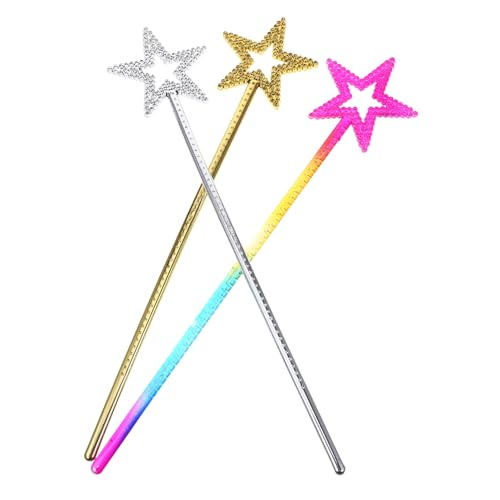 CHICAMPERA 3 Stück Engelsstab Fee Mädchen Glitzerstäbe Prinzessin Kostüm Requisiten Sternstäbe Sternstab Partygeschenk Kleine Requisiten Cosplay Requisiten CHICAMPERA 3 Stück Engelsstab Fee Mädchen Glitzerstäbe Prinzessin Kostüm Requisiten Sternstäbe Sternstab Partygeschenk Kleine Requisiten Cosplay Requisiten von CHICAMPERA