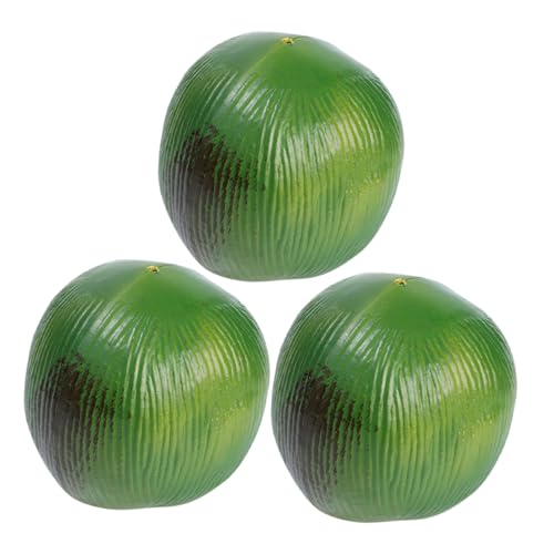 CHICAMPERA 3stücke Künstliche Kokosnüsse Für Tropische Dekorationen Realistische Faux Früchte Für Strand Und Sommerpartys Vielseitige Deko Für Hawaiianische Feiern Hochrealistische CHICAMPERA 3stücke Künstliche Kokosnüsse Für Tropische Dekorationen Realistische Faux Früchte Für Strand Und Sommerpartys Vielseitige Deko Für Hawaiianische Feiern Hochrealistische von CHICAMPERA