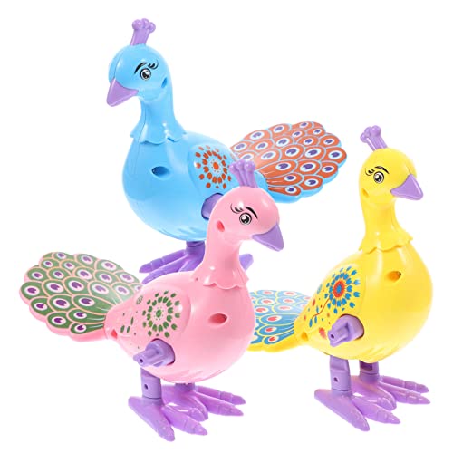 CHICAMPERA 3 Stück Teiliges aus Niedlichen Aufziehspielzeugen für Mechanisches Tierdesign für Partys Lernspielzeug Blau Gelb von CHICAMPERA