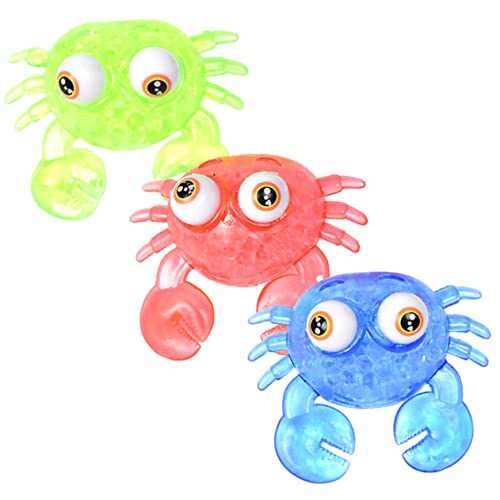 CHICAMPERA 3 Stück Tragbare Stressabbau Spielzeuge Elastische und Verschleißfeste TPR für Sensorische Fidget Spielzeuge zur Stressbewältigung und Entspannung Zufällige Farbe von CHICAMPERA