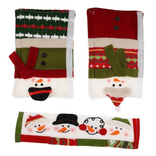 CHICAMPERA 3 Stück Türklinkenabdeckung Türabdeckung für den Urlaub Weihnachtsknaufabdeckungen Griffe haushaltsgeräte weihnachtsdekoration Schneemann-Türabdeckung Schrankgriffabdeckungen Stoff CHICAMPERA 3 Stück Türklinkenabdeckung Türabdeckung für den Urlaub Weihnachtsknaufabdeckungen Griffe haushaltsgeräte weihnachtsdekoration Schneemann-Türabdeckung Schrankgriffabdeckungen Stoff von CHICAMPERA