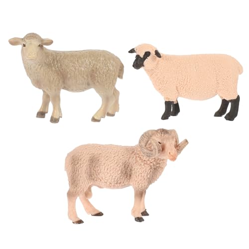 CHICAMPERA 3 Stücke Schafverzierung für Pop-up- Lamm Tierspielzeug Frosch Animal Figures Tiermodell kreative Schafverzierung Schaf-Ornament CHICAMPERA 3 Stücke Schafverzierung für Pop-up- Lamm Tierspielzeug Frosch Animal Figures Tiermodell kreative Schafverzierung Schaf-Ornament von CHICAMPERA