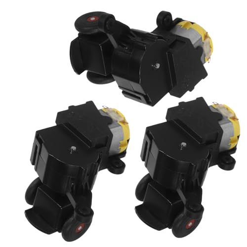 CHICAMPERA 3-teiliges Hindernisvermeidungsmotor-Roboter-staubsauger-Spielzeug, DIY-Motor, Wissenschaftsprojekte Für Kinder, DIY-Roboter-lernset, Spielzeugherstellungszubehör von CHICAMPERA
