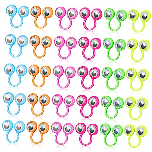 CHICAMPERA 30 Stück Aktivitätsringspielzeug Fingerpuppen Kullerauge-fingerringe Augapfelringe Augen Fingerpuppe Fingerpuppen Mit Großen Augen Augapfel Plastik Zufällige Farbe CHICAMPERA 30 Stück Aktivitätsringspielzeug Fingerpuppen Kullerauge-fingerringe Augapfelringe Augen Fingerpuppe Fingerpuppen Mit Großen Augen Augapfel Plastik Zufällige Farbe von CHICAMPERA