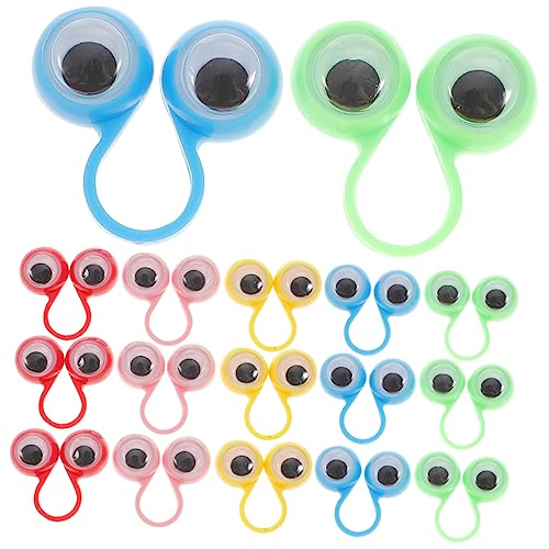 CHICAMPERA 30 Stück Fingeraktivitätsring Augapfelringe Aus Kunststoff Fingerpuppen Für Fingerpuppen Kinderparty Gefälligkeiten Augapfel Finger Fingeraugenpuppe Plastik CHICAMPERA 30 Stück Fingeraktivitätsring Augapfelringe Aus Kunststoff Fingerpuppen Für Fingerpuppen Kinderparty Gefälligkeiten Augapfel Finger Fingeraugenpuppe Plastik von CHICAMPERA