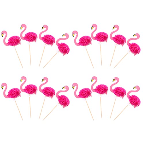 CHICAMPERA 30 Stück Hawaiian Party Cake Picks Dekorative Cake Toppers mit Flamingo Design Kuchen Dekoration für Feiern und Besondere Anlässe CHICAMPERA 30 Stück Hawaiian Party Cake Picks Dekorative Cake Toppers mit Flamingo Design Kuchen Dekoration für Feiern und Besondere Anlässe von CHICAMPERA