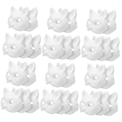 CHICAMPERA 30Stücke DIY Katzenmasken Unbemalte Papiermasken für Kreative Bastelprojekte für und Partys Leicht Sicher und Angenehm zu Tragen CHICAMPERA 30Stücke DIY Katzenmasken Unbemalte Papiermasken für Kreative Bastelprojekte für und Partys Leicht Sicher und Angenehm zu Tragen von CHICAMPERA