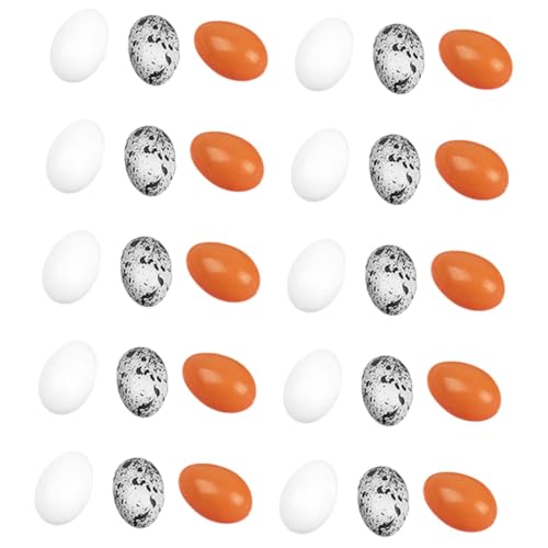 CHICAMPERA 30Stücke Eier Realistische Eier für Dekoration DIY Projekte Puppenhäuser Requisiten für Kreative Anwendungen Verschiedenen Szenen CHICAMPERA 30Stücke Eier Realistische Eier für Dekoration DIY Projekte Puppenhäuser Requisiten für Kreative Anwendungen Verschiedenen Szenen von CHICAMPERA