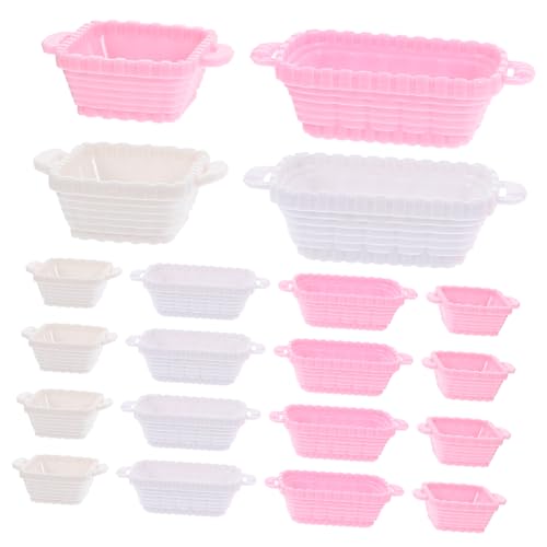 CHICAMPERA 32 Stück Lebensmittel- und Spielmodellzubehör vor, Spiel zu Kleiner Korb Masse winzig Mini-Picknickkorb begünstigt Miniaturkörbe für Puppenhaus Mini-Picknickkörbe CHICAMPERA 32 Stück Lebensmittel- und Spielmodellzubehör vor, Spiel zu Kleiner Korb Masse winzig Mini-Picknickkorb begünstigt Miniaturkörbe für Puppenhaus Mini-Picknickkörbe von CHICAMPERA