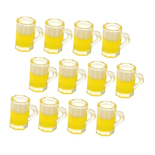 CHICAMPERA 36 Stück Mini-Bierkrug Getränkedekoration Puppenhaus-Bierkrüge Ornament Mini-Bierschnapsbecher-Verzierungen biergläser Kleiner Becher Mini-Kaffeetasse Harz Gelb CHICAMPERA 36 Stück Mini-Bierkrug Getränkedekoration Puppenhaus-Bierkrüge Ornament Mini-Bierschnapsbecher-Verzierungen biergläser Kleiner Becher Mini-Kaffeetasse Harz Gelb von CHICAMPERA