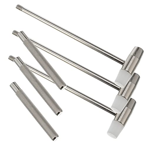 CHICAMPERA 3Stücke Mini Hammer Werkzeug für Uhrenreparatur und DIY Projekte Silberfarben Präzise Verarbeitung für Schmuck und Kleine Teile Langlebig und Sicher der Anwendung CHICAMPERA 3Stücke Mini Hammer Werkzeug für Uhrenreparatur und DIY Projekte Silberfarben Präzise Verarbeitung für Schmuck und Kleine Teile Langlebig und Sicher der Anwendung von CHICAMPERA