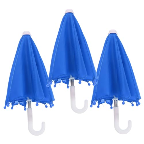 CHICAMPERA 3Stücke Regenschirm Faltbare Puppenschirme für Puppen für Mini Szenenmodelle und Puppenhaus Dekoration aus Robustem CHICAMPERA 3Stücke Regenschirm Faltbare Puppenschirme für Puppen für Mini Szenenmodelle und Puppenhaus Dekoration aus Robustem von CHICAMPERA