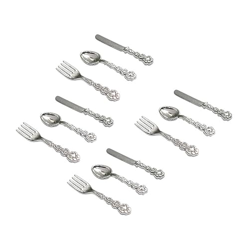 CHICAMPERA 4 Sätze Mini-Western-Geschirr Mini-puppenhaus-Geschirr Miniaturbesteck Puppenhauszubehör Dollhouse -tabellengeschirr Küchen -spielset Accessoires Miniaturgeschirr Legierung Silber CHICAMPERA 4 Sätze Mini-Western-Geschirr Mini-puppenhaus-Geschirr Miniaturbesteck Puppenhauszubehör Dollhouse -tabellengeschirr Küchen -spielset Accessoires Miniaturgeschirr Legierung Silber von CHICAMPERA