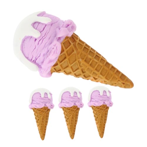 CHICAMPERA 4 Stück Eismodell Eiscreme-Requisite Miniatureiszapfen Mini- - Mini-Eistüten gefälschte Eiswaffel gefälschte Eistüten Modell Einer Eistüte Eisdekoration Harz CHICAMPERA 4 Stück Eismodell Eiscreme-Requisite Miniatureiszapfen Mini- - Mini-Eistüten gefälschte Eiswaffel gefälschte Eistüten Modell Einer Eistüte Eisdekoration Harz von CHICAMPERA
