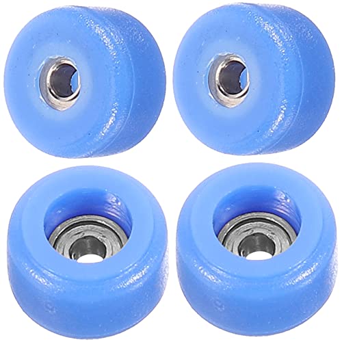 CHICAMPERA 4 Stück Finger Skateboard Hochgeschwindigkeits Roller für Fingerspielzeug DIY Schlüsselanhänger für Entspannung und Dekoration aus Langlebigem und von CHICAMPERA