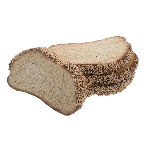 CHICAMPERA 4 Stück Künstliche Brotscheiben-Modelle Für Bäckerei-displays, Lebensmittelfotografie Und Heimdekoration, Realistische Gefälschte Toasts, Küchen-Requisiten, Lebensechte CHICAMPERA 4 Stück Künstliche Brotscheiben-Modelle Für Bäckerei-displays, Lebensmittelfotografie Und Heimdekoration, Realistische Gefälschte Toasts, Küchen-Requisiten, Lebensechte von CHICAMPERA