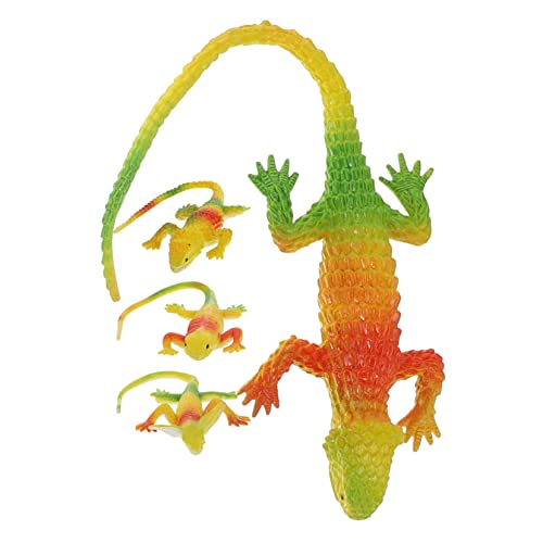 CHICAMPERA 4 Stück Künstliche Tierfiguren Tiere Statuen Simulationsmodell Kleine Eidechsendekoration Simulations-eidechsenfiguren Echsenspielzeug Plastik CHICAMPERA 4 Stück Künstliche Tierfiguren Tiere Statuen Simulationsmodell Kleine Eidechsendekoration Simulations-eidechsenfiguren Echsenspielzeug Plastik von CHICAMPERA