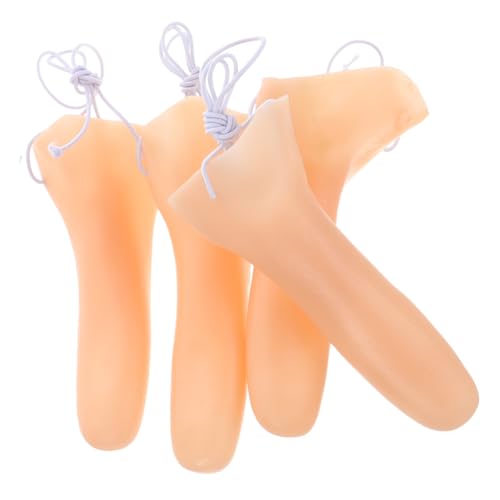 CHICAMPERA 4 Stück Lange Nasenspielzeug Falsche Nase Lange Nasenmaske Gefälscht Nase Halloween-kostüm Party Who Cosplay Nasenprothese Für Form Große Nase Cosplay-Nase Vinyl Beige CHICAMPERA 4 Stück Lange Nasenspielzeug Falsche Nase Lange Nasenmaske Gefälscht Nase Halloween-kostüm Party Who Cosplay Nasenprothese Für Form Große Nase Cosplay-Nase Vinyl Beige von CHICAMPERA