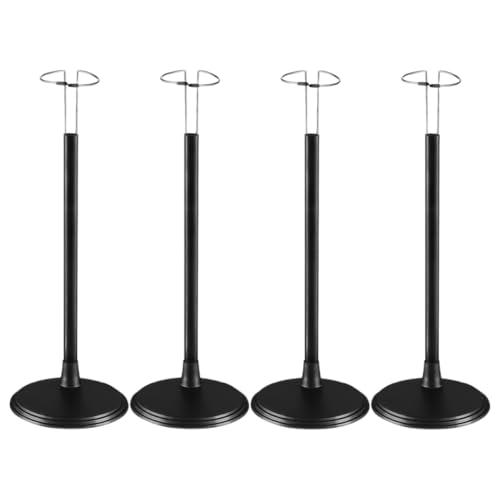 CHICAMPERA 4 Stück Puppenständer Verstellbarer Halter für Actionfiguren und Robuste Unterstützung für Große Puppen Eleganter Schwarzer Displayständer für Sammler CHICAMPERA 4 Stück Puppenständer Verstellbarer Halter für Actionfiguren und Robuste Unterstützung für Große Puppen Eleganter Schwarzer Displayständer für Sammler von CHICAMPERA