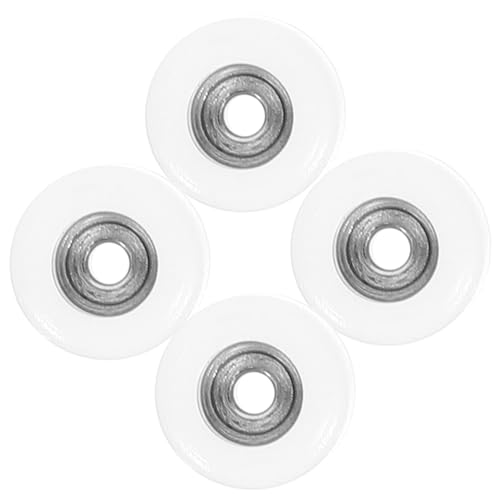 CHICAMPERA 4 Stück Teiliges Finger Skateboard Roller Kompaktes für Fingerkoordination Stressabbau und Kreative für Erwachsene für Schreibtisch und Spielzimmer von CHICAMPERA