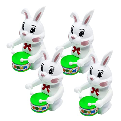 CHICAMPERA 4 Stück Trommelbeschläge Kaninchenspielzeug Entzückendes Uhrwerk Small Animal Wind-up- Kleines Für Uhrwerk Abs Zufällige Farbe CHICAMPERA 4 Stück Trommelbeschläge Kaninchenspielzeug Entzückendes Uhrwerk Small Animal Wind-up- Kleines Für Uhrwerk Abs Zufällige Farbe von CHICAMPERA