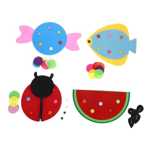 CHICAMPERA 4stücke Teiliges Montessori Button Zipper Board Sensory Spielzeug Hand-Augen-koordination Und Feinmotorik Für Kindergarten Mit Handarbeitsspielmöglichkeiten von CHICAMPERA