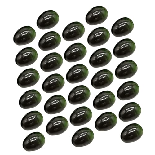 CHICAMPERA 40 Stück Olivenimitat Herbst Dekoration küchen Dekoration wohnaccessoires künstliche früchte Küche Deko Party-Deko Simulation Olivenfrucht gefälschte Oliven Schaum Green von CHICAMPERA