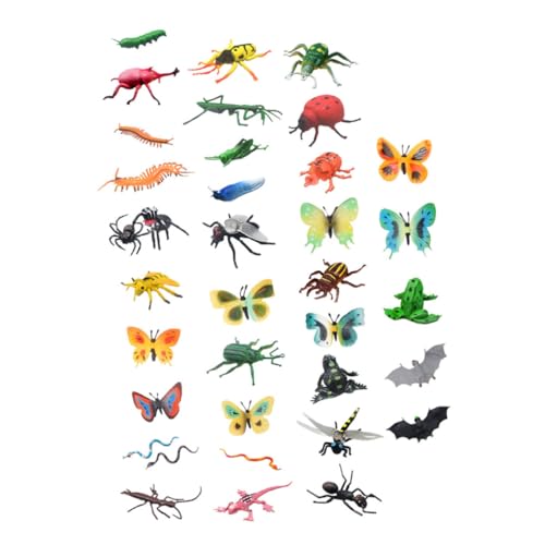CHICAMPERA 43 Stück Insektenmodell Lernkäfer- Insekten Fake Bugs Toy Zahlen Insekten für falsche Insekten Plastikkinderinsekten PVC CHICAMPERA 43 Stück Insektenmodell Lernkäfer- Insekten Fake Bugs Toy Zahlen Insekten für falsche Insekten Plastikkinderinsekten PVC von CHICAMPERA