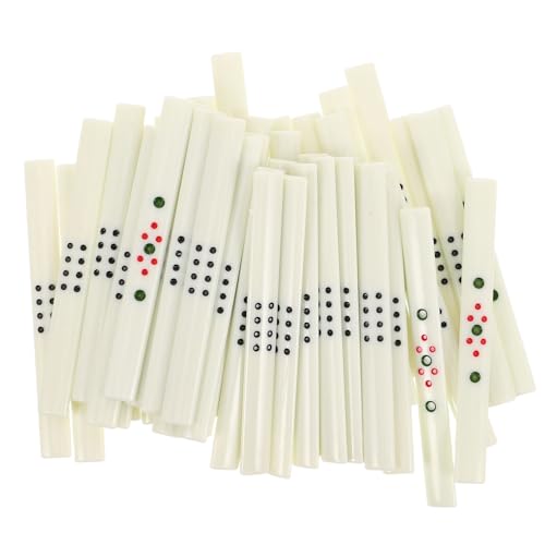 CHICAMPERA 44 Stück Mahjong Wettspielwerkzeuge für Traditionelle Chinesische Mahjong Spiele Zählstäbe für Verbessertes Spielerlebnis und Hochwertige Verarbeitung CHICAMPERA 44 Stück Mahjong Wettspielwerkzeuge für Traditionelle Chinesische Mahjong Spiele Zählstäbe für Verbessertes Spielerlebnis und Hochwertige Verarbeitung von CHICAMPERA