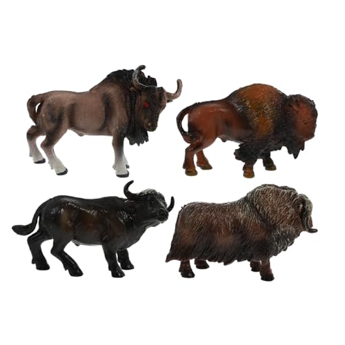 CHICAMPERA 4Stücke Modell Realistische Wildtiere Figuren Für Lernspielzeug Für Home Office Und Desktop Dekoration von CHICAMPERA