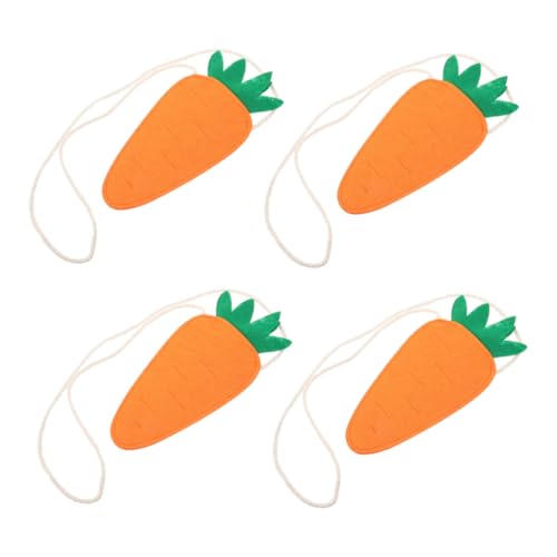 CHICAMPERA 4pcs Niedliche Osterkarottenbeutel Little Girl Geldbörse Für Ostern Leckerei CHICAMPERA 4pcs Niedliche Osterkarottenbeutel Little Girl Geldbörse Für Ostern Leckerei von CHICAMPERA