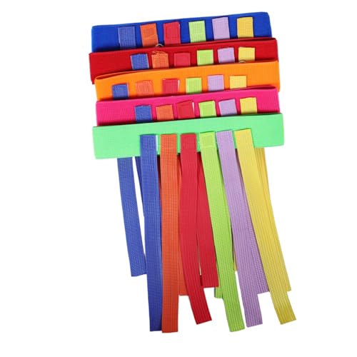 CHICAMPERA 5 Stück Dehnbares Fangspiel Gürtel Sensomotorisches Training für Kleinkinder Bunte Bänder für Kindergarten Familienfeiern und Sporttage CHICAMPERA 5 Stück Dehnbares Fangspiel Gürtel Sensomotorisches Training für Kleinkinder Bunte Bänder für Kindergarten Familienfeiern und Sporttage von CHICAMPERA