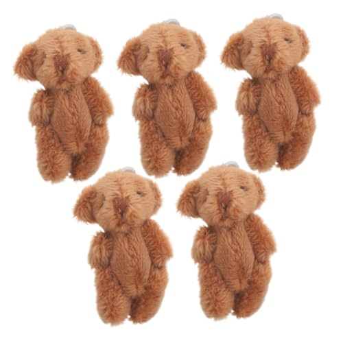 CHICAMPERA 5 Stück Mini Plüsch Bären Realistische Kuscheltiere für Dekoration Miniatur Szenen Kreative Fotografie Kleine Stofftiere als Partygeschenke für DIY Projekte CHICAMPERA 5 Stück Mini Plüsch Bären Realistische Kuscheltiere für Dekoration Miniatur Szenen Kreative Fotografie Kleine Stofftiere als Partygeschenke für DIY Projekte von CHICAMPERA
