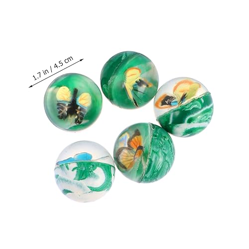 CHICAMPERA 5 Stück Springender Ball für kinderspielzeug Toys for Tier gummiball hühner kinderknallzeug flummiset geburtstagsmitgebsl Toys Green CHICAMPERA 5 Stück Springender Ball für kinderspielzeug Toys for Tier gummiball hühner kinderknallzeug flummiset geburtstagsmitgebsl Toys Green von CHICAMPERA
