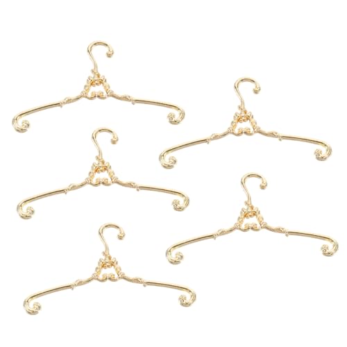 CHICAMPERA 5 Stück Teiliges Miniatur Puppenbügel aus Metall Filigrane Doll Dress Hangers für Puppenkleidung Robuste Vintage Mini Kleiderbügel für Puppenschrank Langlebig und Schonend für CHICAMPERA 5 Stück Teiliges Miniatur Puppenbügel aus Metall Filigrane Doll Dress Hangers für Puppenkleidung Robuste Vintage Mini Kleiderbügel für Puppenschrank Langlebig und Schonend für von CHICAMPERA