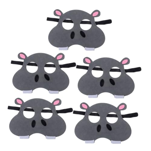 CHICAMPERA 5 Stück Tierische Maske Igel-kostümmaske Led-maske Schlafmaske Masken Karikatur Kaninchen Maskerade Halloween-3d-tiermaske Halloween-maske Tierische Partybevorzugung Grey Vlies CHICAMPERA 5 Stück Tierische Maske Igel-kostümmaske Led-maske Schlafmaske Masken Karikatur Kaninchen Maskerade Halloween-3d-tiermaske Halloween-maske Tierische Partybevorzugung Grey Vlies von CHICAMPERA