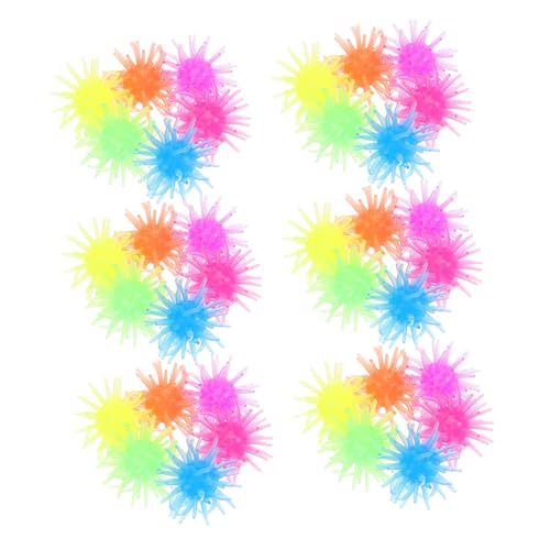 CHICAMPERA 50 Stück Bunte Klebrige Wandspielzeuge Elastische TPR Stretchy Deko für Partys Geburtstagsfeiern und Stressabbau Sichere und Langlebige Spielzeuge für Erwachsene von CHICAMPERA