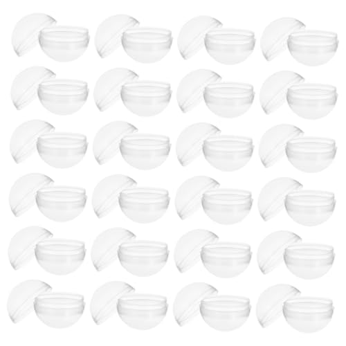 CHICAMPERA 50 Stück Durchsichtige Leere Kapseln Befüllbare Runde Automatenkugeln für Greifautomaten Partygeschenke Einsetzbare Verpackungsbehälter CHICAMPERA 50 Stück Durchsichtige Leere Kapseln Befüllbare Runde Automatenkugeln für Greifautomaten Partygeschenke Einsetzbare Verpackungsbehälter von CHICAMPERA
