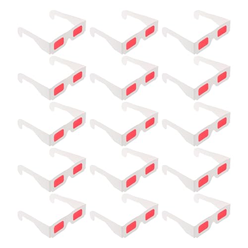 CHICAMPERA 50 Stück Feuerwerksgläser Powerpuff- -Accessoires Pappgläser Herzbrille Farbige Gläser Beugungsgläser Rote Und Blaue Brille Roter Rahmen Brille Auf Party Papier CHICAMPERA 50 Stück Feuerwerksgläser Powerpuff- -Accessoires Pappgläser Herzbrille Farbige Gläser Beugungsgläser Rote Und Blaue Brille Roter Rahmen Brille Auf Party Papier von CHICAMPERA